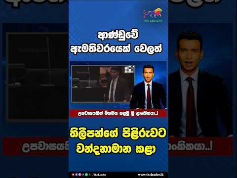 ආණ්ඩුවේ ඇමතිවරයෙක් වෙලත් තිලීපන්ගේ පිළිරුවට වන්දනාමාන කළා | The Leader TV