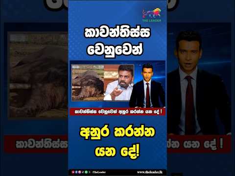 කාවන්තිස්ස වෙනුවෙන් අනුර කරන්න යන දේ! | The Leader TV