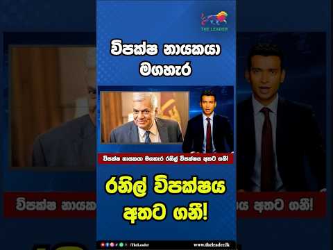 විපක්ෂ නායකයා මගහැර රනිල් විපක්ෂය අතට ගනී! | The Leader TV