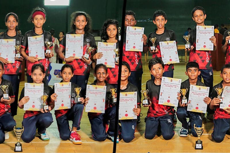 කුරුණෑගල රෝයල් ජාත්‍යන්තර පාසලෙන් බැඩ්මින්ටන් දස්කම්