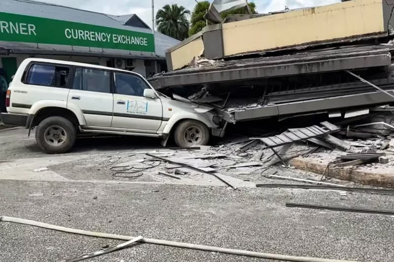 වනුවාටු දේශයට රිච්ටර් 7.4ක භූ කම්පනයක්