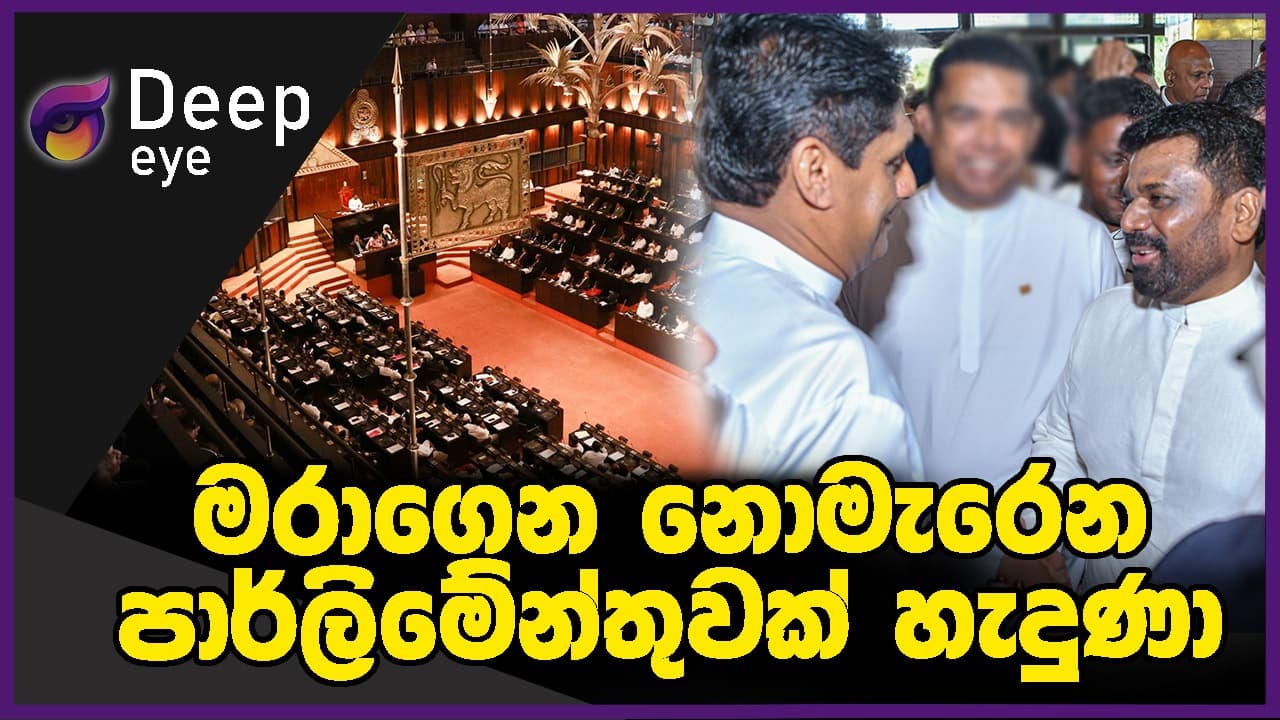 මරාගෙන නොමැරෙන පාර්ලිමේන්තුවක් හැදුණා | DEEP EYE | The Leader TV