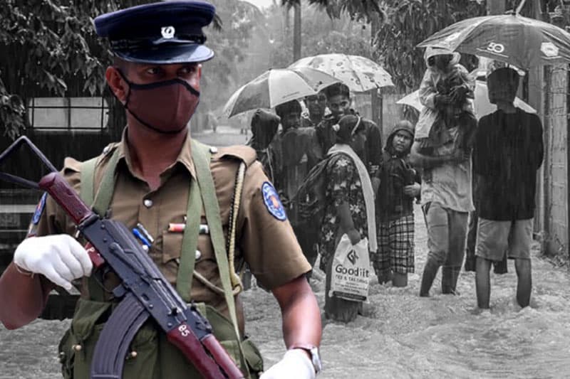 ‘රට ගොඩ ගැනීමට’ ජනපති පැනවූ හදිසි නීතිය මර්දනය සඳහා පොලිසිය අතට ගනී