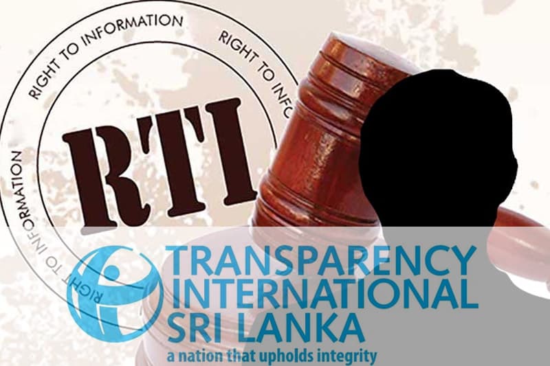තොරතුරු කොමිසමේ (RTI) සභාපති පත්කිරීමේ ප්‍රමාදය ගැන ට්‍රාන්ස්පේරන්සි ඉන්ටනැෂනල් අප්‍රසාදය