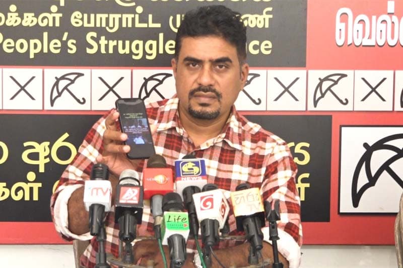 ජවිපෙ ඉල් විරුවන් සමරා, පසු දින ම ජනතා ද්‍රෝහි ගිවිසුමක් අත්සන් කරලා - දුමින්ද නාගමුව