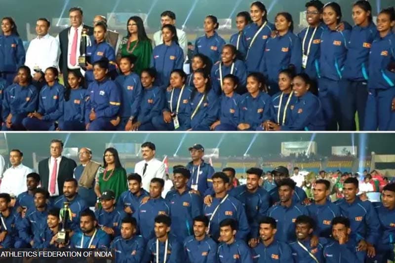 තරගාවලි වාර්තා අලුත් කළ ශ්‍රී ලංකාවට දකුණු ආසියානු ජ්‍යෙෂ්ඨ මලල ක්‍රීඩා උළෙලේ අනුශූරතාව