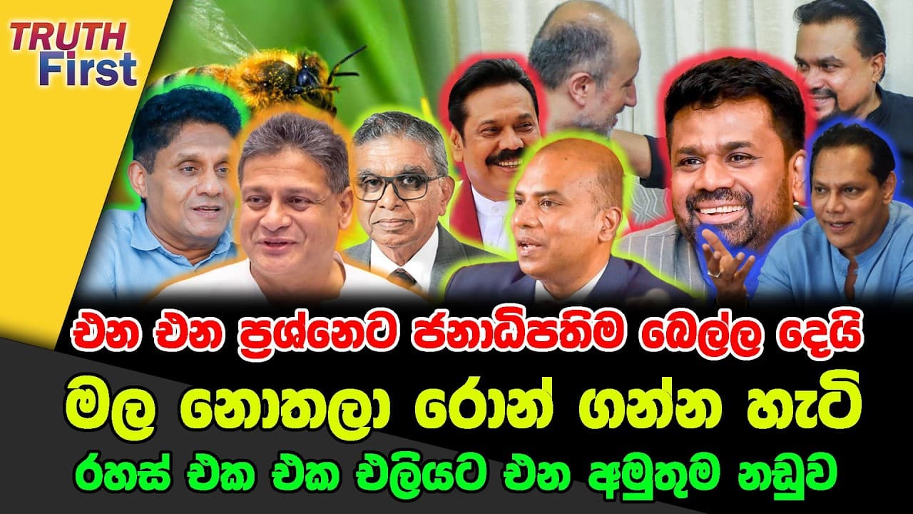 එන එන ප්‍රශ්නෙට ජනාධිපතිම බෙල්ල දෙයි | මල නොතලා රොන් ගන්න හැටි | රහස් එක එක එලියට එන අමුතුම නඩුව