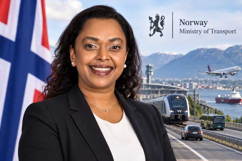 යාපනයේ උපන් කම්සි ගුණරත්නම් නෝර්වේ ප්‍රවාහන අමාත්‍ය ධුරයට