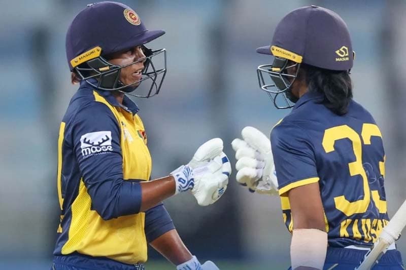 පාකිස්තානය පරදා ශ්‍රී ලංකා ක්‍රීඩිකාවෝ ආසියානු කුසලාන අවසන් සටනට
