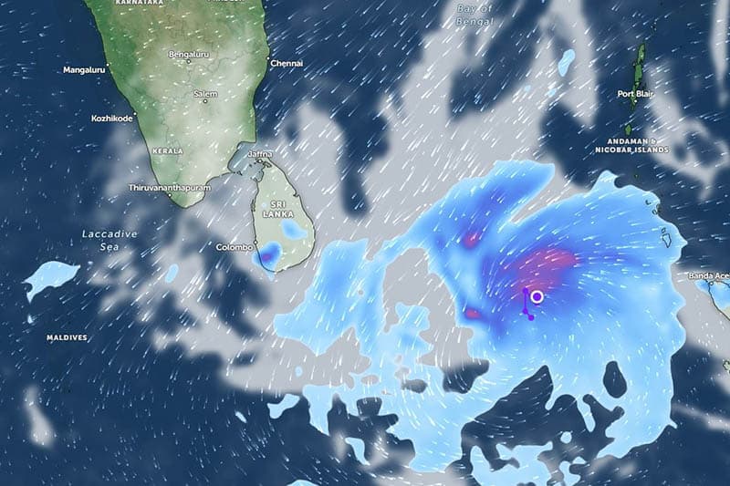 ඉදිරි පැය 24 තුළ පීඩන අවපාතයක් ! - කාලගුණයෙන් අවවාදාත්මක නිවේදනයක්