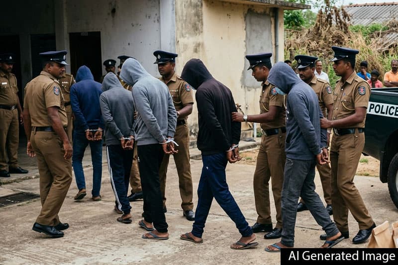 අම්පාරේ මත්ද්‍රව්‍ය ජාලයට පොලිස් දැල: සැකකරුවන් හත්දෙනෙකු හෙරොයින් සමඟ කොටුවෙයි
