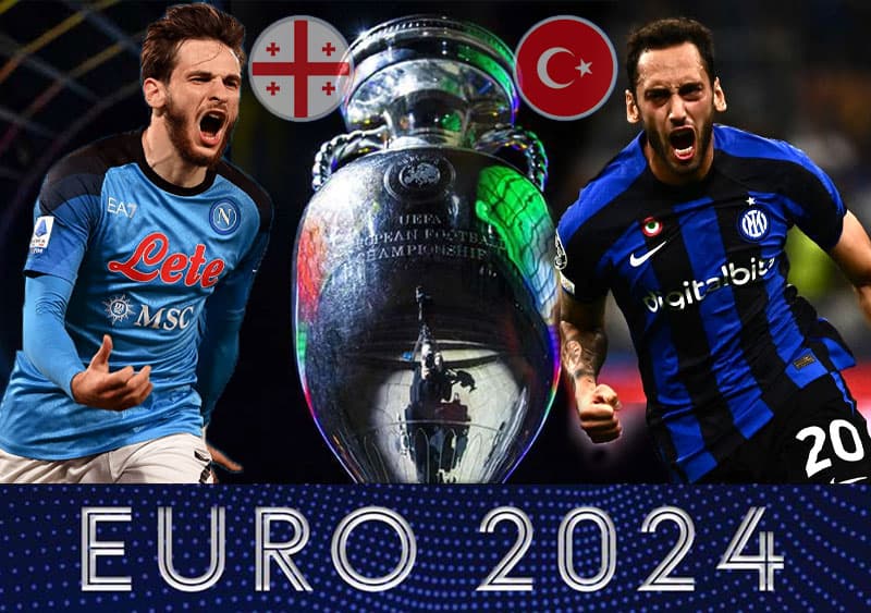 EURO 2024: ජෝජියාව සහ තුර්කිය (එෆ් කොටස)