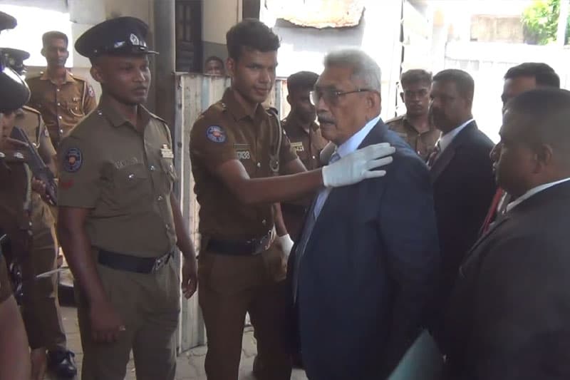 ලලිත්-කුගන් නඩුව: හිටපු ජනාධිපති ගෝඨාභයගෙන් සාක්ෂි සටහන් කරගනී