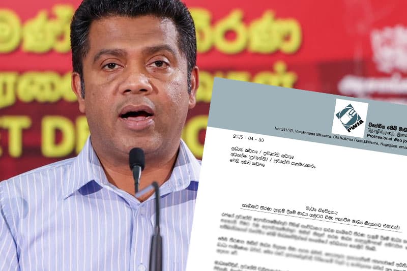 කැබිනට් මාධ්‍ය හමුවට සීමා පැනවීම මාධ්‍ය නිදහසට තර්ජනයක් : වෘත්තීය වෙබ් මාධ්‍යවේදීන්ගේ සංගමය