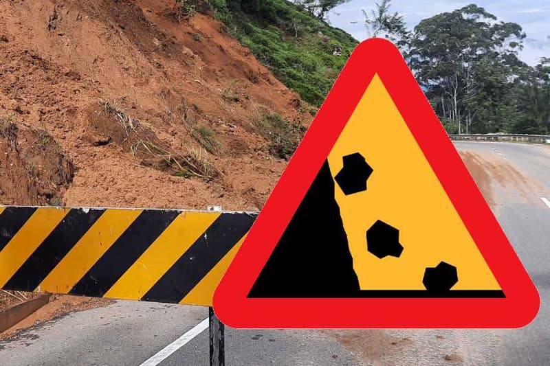 මහනුවර සහ නුවරඑළිය දිස්ත්‍රික්ක සඳහා නායයෑම් රතු නිවේදනයක්
