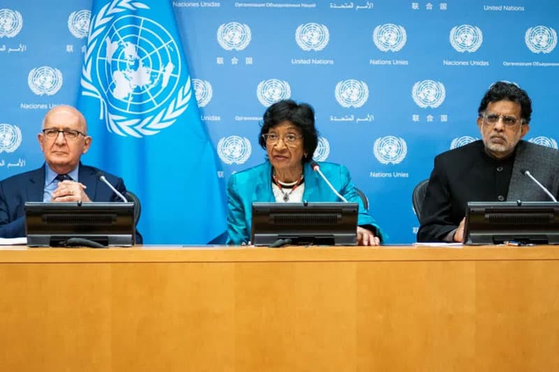 එක්සත් ජාතීන්ගේ කොමිසමක සියලු දෙනා ඉල්ලා අස්වෙති