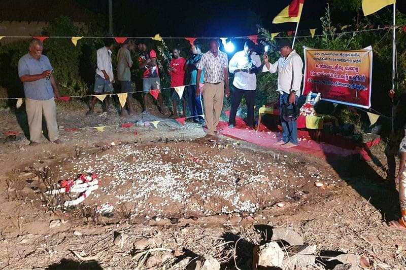 යාපනයේ තැන් පහක සමූහ මිනී වලවල් ගැන පොලිසියෙන් උසාවියට වාර්තාවක්