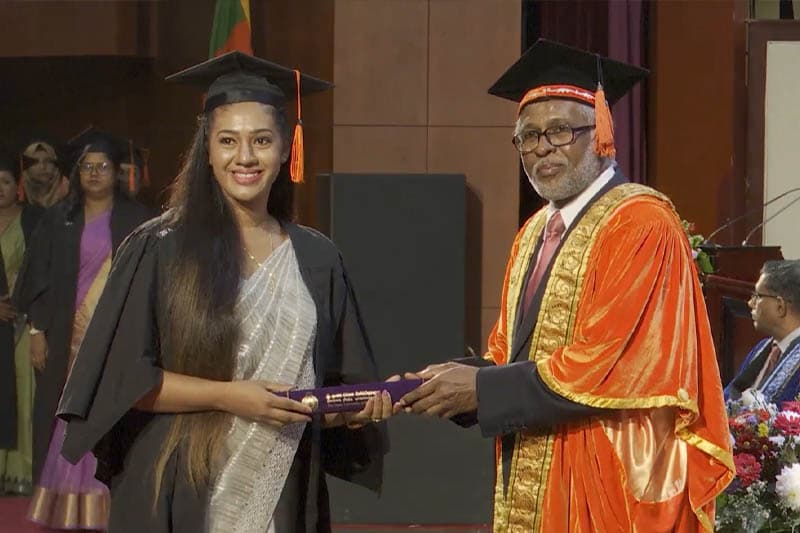 ශ්‍රී ලංකා විවෘත විශ්වවිද්‍යාලයේ 38 වන උපාධි ප්‍රදානෝත්සවය උත්කර්ෂවත් අයුරින් පැවැත්වේ