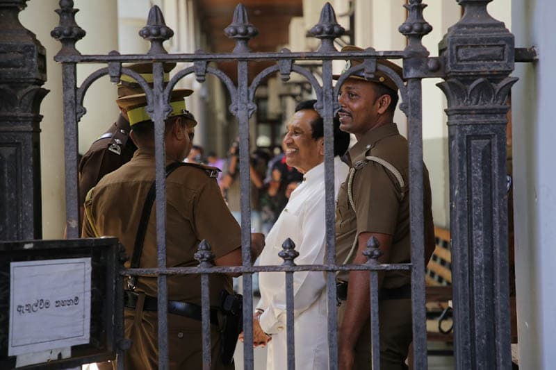 ඇප අවලංගු කිරීම ප්‍රතික්ෂේප කළත් රාජිත සේනාරත්න රිමාන්ඩ්