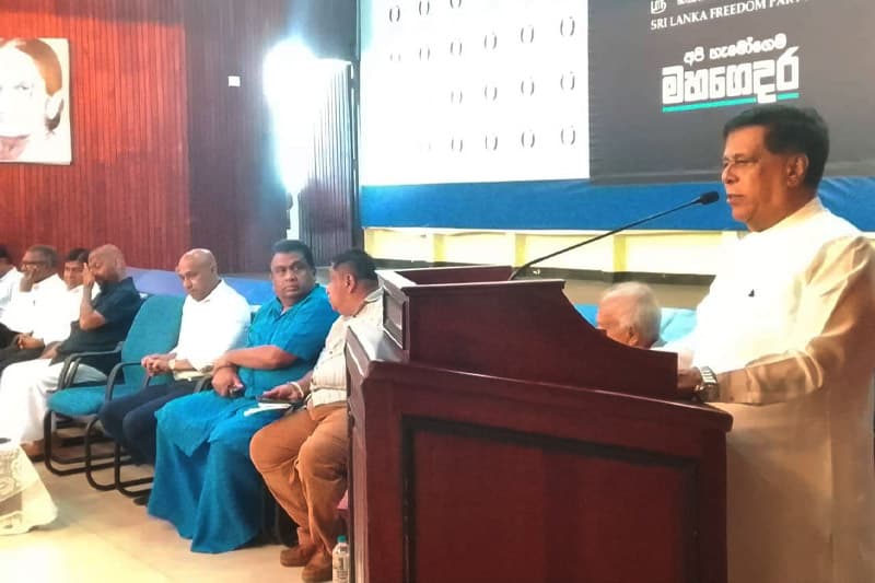 ශ්‍රීලනිප ජාතික සංවිධායක චාමර ; ජ්‍යෙෂ්ඨ උප සභාපති විජේදාස