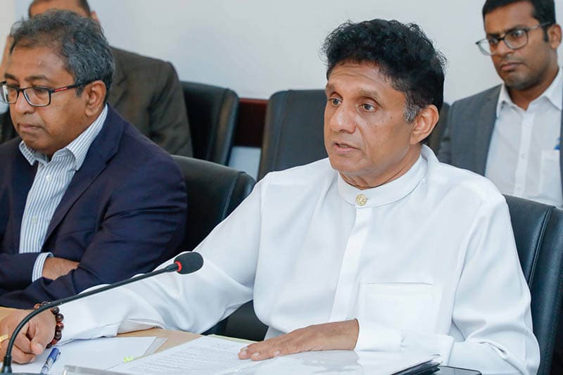 SVAT අහිමි කරන්න එපා ! සජිත් ප්‍රේමදාස IMF නියෝජිතයන්ට කියයි