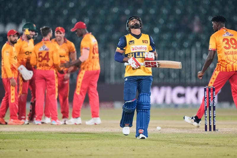 ශ්‍රී ලංකාව ලකුණු 67කින් පරදවමින් සිම්බාබ්වේ ICC පූර්ණ සාමාජිකයෙකුට එරෙහි ලොකුම ජයග්‍රහණය ලබයි