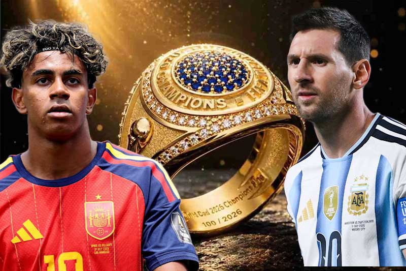 ඉතිහාසයේ ප්‍රථම වතාවට ලෝක කුසලාන පාපන්දු ජයග්‍රාහී කණ්ඩායමේ ක්‍රීඩකයන්ට විශේෂ මුද්දක්