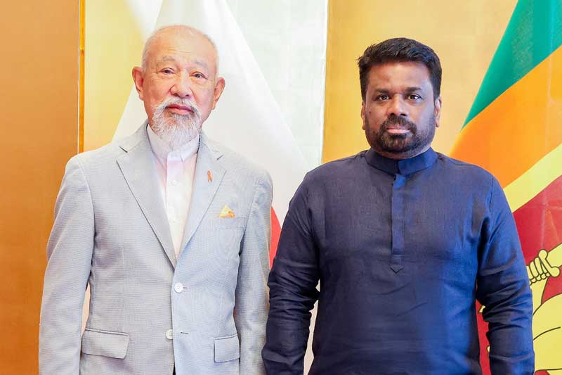 උතුරු-නැගෙනහිර පාසල් 100ක් නවීකරණය කිරීමට යොහේයි සසකාවා ගෙන් ජනපතිට පොරොන්දුවක්