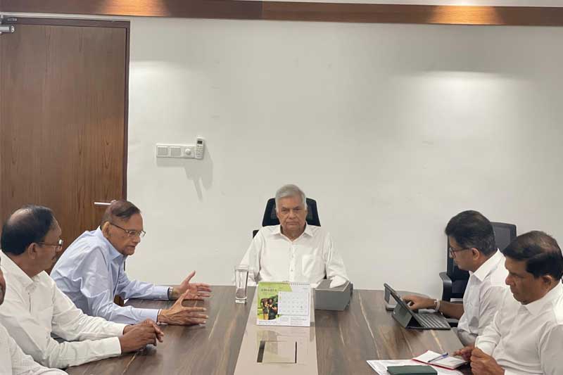 'මහජන හඬ ව්‍යාපාරයේ' නියෝජිතයන් හදිසියේම රනිල් හමුවෙයි