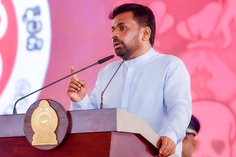 මත්ද්‍රව්‍ය ජාවාරම්කරුවන්ට දේශපාලන රැකවරණය ලබා නොදෙන බව ජනපති කියයි