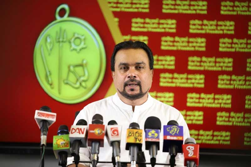 'මල් පාරේ 'ටයිකෝට් නැට්ටුවට' තරම් තඹුත්තේගම 'ඩබල් පොකට් නැට්ටුවාට' නටන්න බෑ’- විමල් කියයි