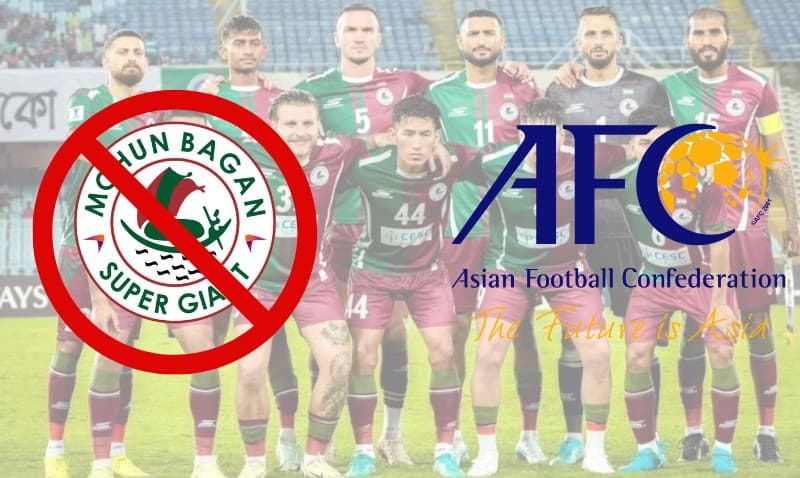 ඉරානයේ ක්‍රීඩා කිරීම ප්‍රතික්ෂේප කිරීම නිසා ඉන්දියාවේ පාපන්දු සමාජයකට ආසියානු තරග තහනමක්