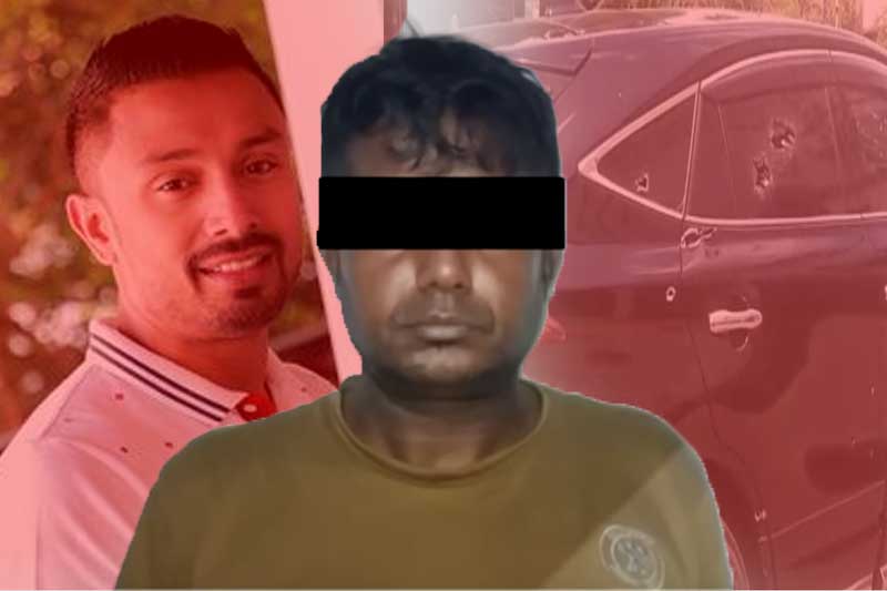 හිටපු ඇමති මංගලගේ ලේකම්වරයකු වූ සමීර මනහරට තැබූ වෙඩිල්ලේ යතුරුපැදිකරු අල්ලයි !