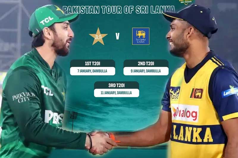 පාකිස්තාන ක්‍රිකට් කණ්ඩායම ජනවාරියේ ශ්‍රී ලංකාවේ T20 තරග සංචාරයක