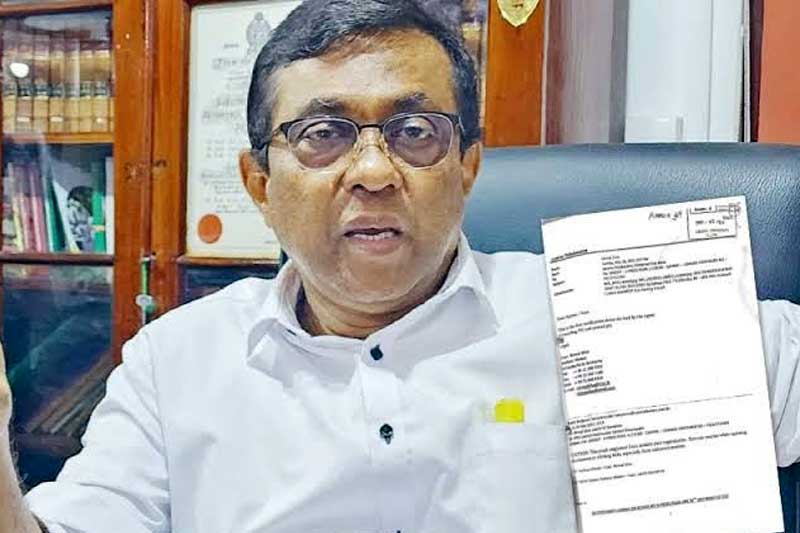 X-Press Pearl නඩුවේ පංචපුද්ගල තීන්දුව වෙනස් කිරීම අධිකරණයට අපහාසයක්: ආචාර්ය රවීන්ද්‍රනාත් දාබරේ