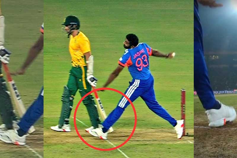 ජස්ප්‍රිට් බුම්රාගේ 100 වැනි T20 කඩුල්ල ගැන මතභේදයක්