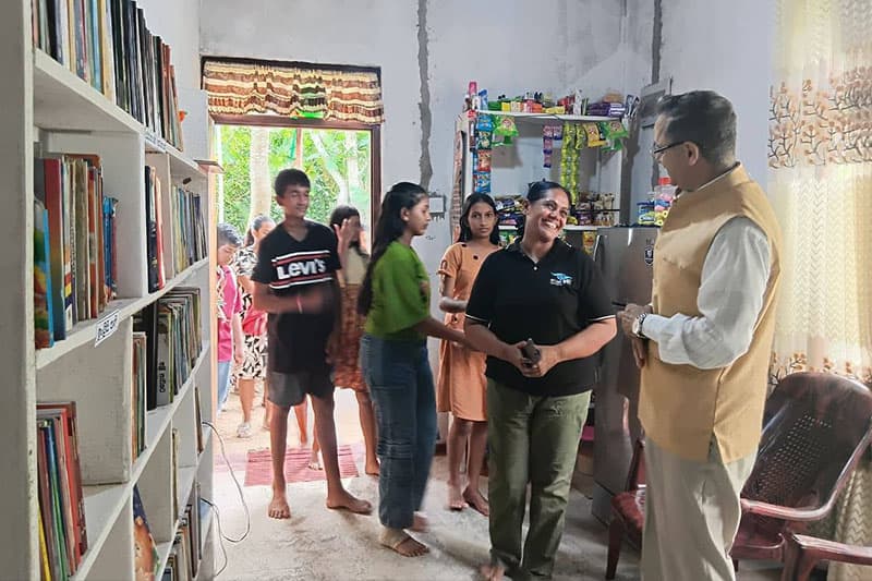 'ලෑලි ගෙදර' සිට 'Smart Home Library' දක්වා: ඉන්දීය සහයෝගයෙන් අලුත් වූ දකුණේ නැණ පහන!