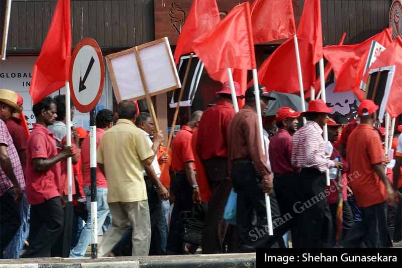 රතු මැයි රැලිය : ජවිපෙ හා බුරියානි සමිති ව්‍යාපාරය..
