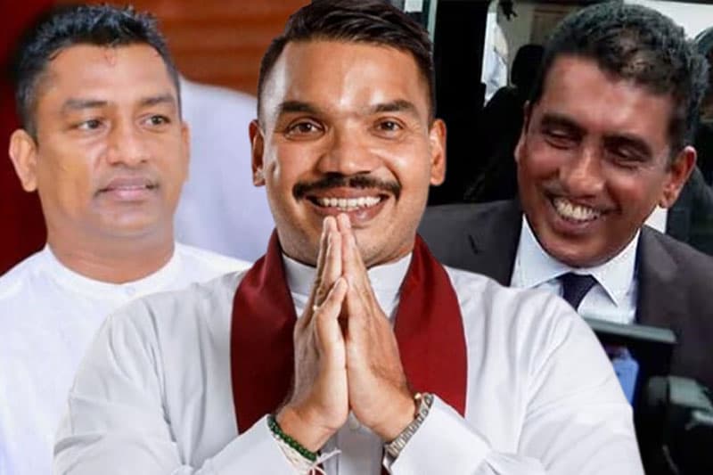 නාමල්, ජොන්ස්ටන් සහ තිස්සකුට්ටි එකම දවසේ නීතිය හමුවට