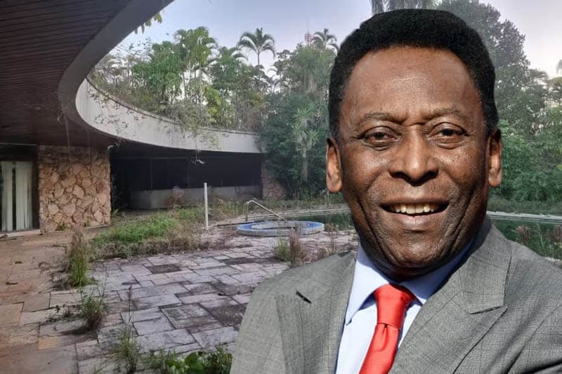 පේලේගේ පවුම් මිලියන 1.1ක් වටිනා මන්දිරය ජරාවාස වෙලා