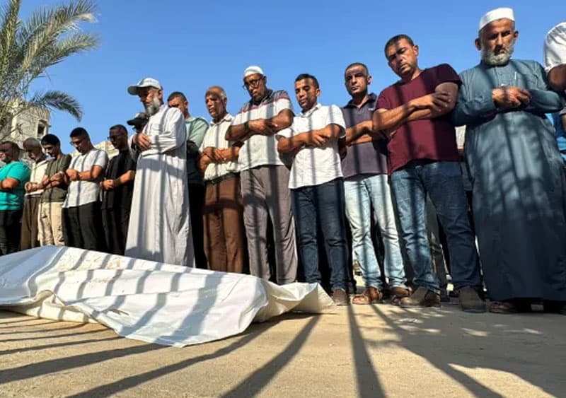 ගාසා මානුෂීය කලාපයකට ඊශ්‍රායලයෙන් දරුණු ගුවන් ප්‍රහාරයක්
