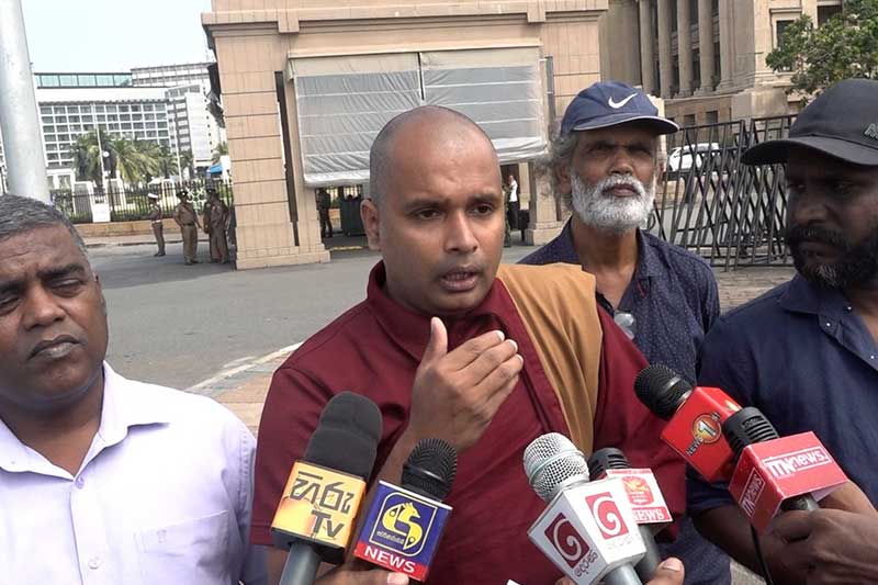 මාලිමා ආණ්ඩුවත් දෙමළ භාෂාව නොසලකා හරිමින් කටයුතු කරනවා - තැන්නේ ඤාණානන්ද හිමි