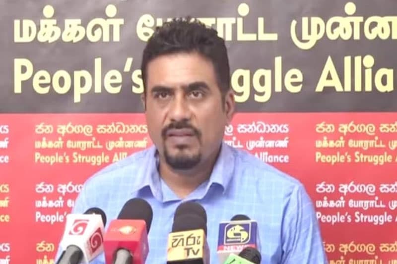 ජන අරගල සන්ධානයෙන් ආණ්ඩුවට අභියෝගයක්