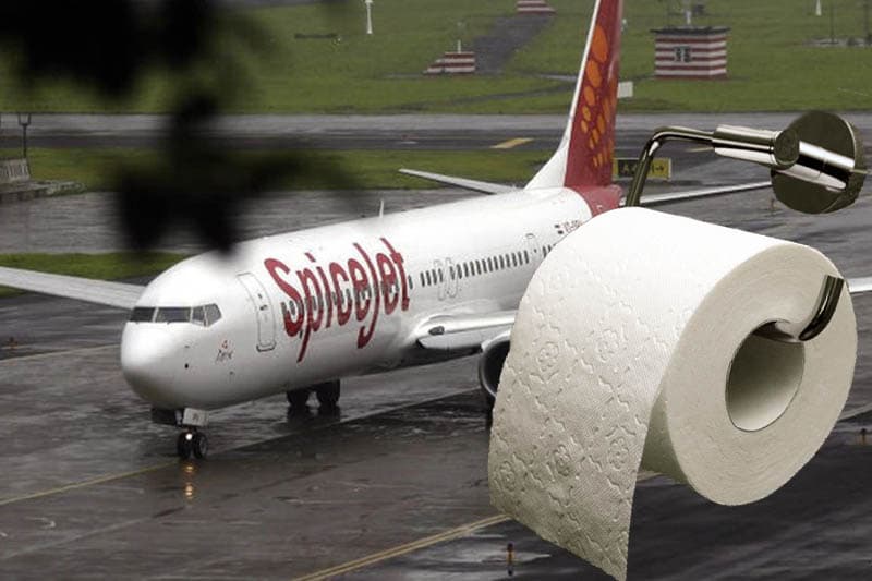 මගියෙක් පැයකට වැඩි කාලයක් ගුවන් යානා වැසිකිළියක සිරවෙයි