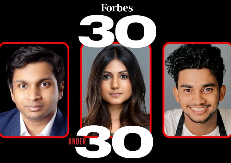 Forbes 30 Under 30 ආසියානු විශිෂ්ටයින් අතරට ලාංකිකයින් තුන්දෙනෙක්