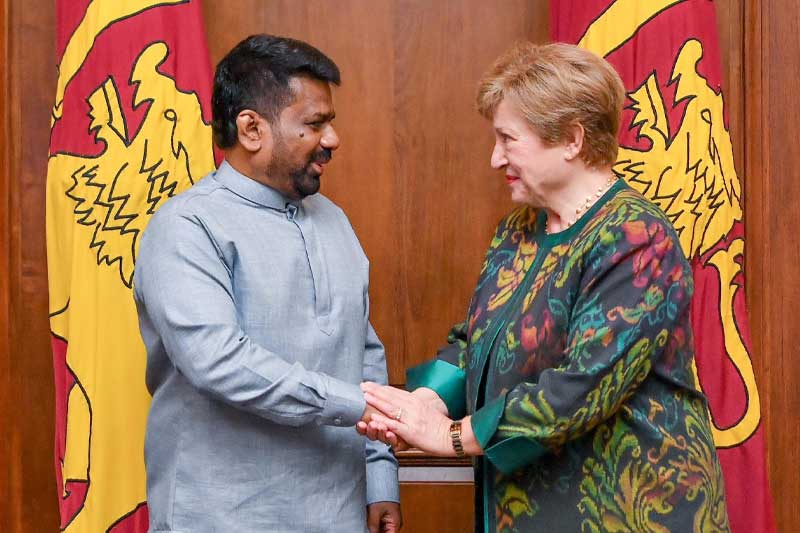 IMF ප්‍රධානියා ජනපති හමුවෙයි