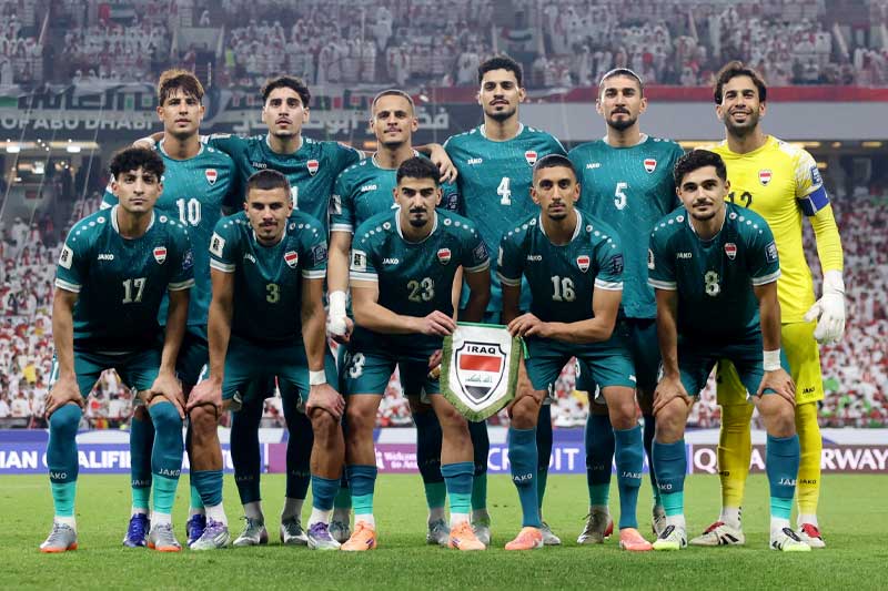 තුන් දිනක් දුර කතර ගෙවා පැමිණි ඉරාක පාපන්දු කණ්ඩායම ලෝක කුසලාන තරගාවලියේ අන්තිම ස්ථානය ඩැහැ ගනී
