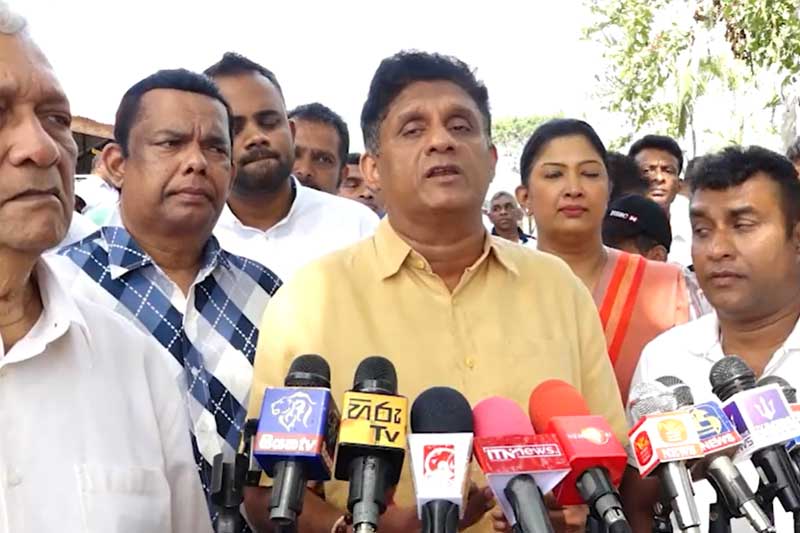 ආපදා කළමනාකරණ යාන්ත්‍රණයේ බරපතළ අඩුපාඩුකම් - සජිත්ගෙන් චෝදනා