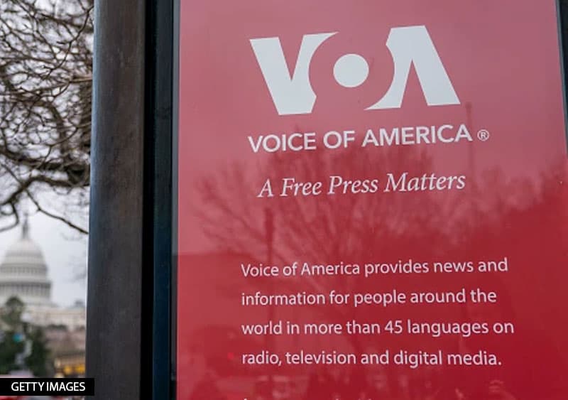 ට්‍රම්ප් 'Voice of America' වසා දමයි
