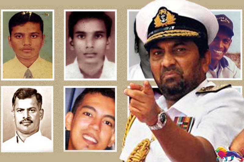 11ක් අතුරුදහන් කිරීම ගැන හිටපු නාවික හමුදාපතිට 'නඩු නොදා ඉන්න එපා' !